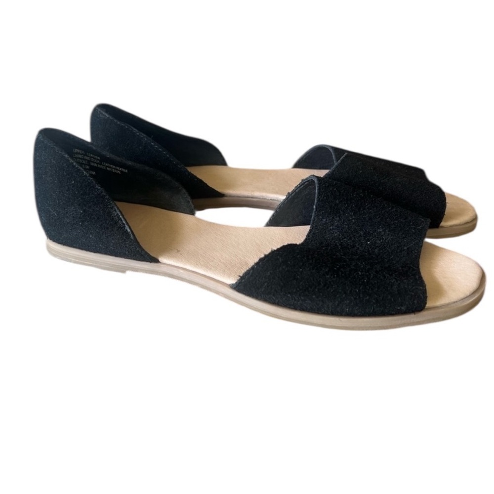 J Jill ladies leather black flats NWOT 8 1/2 medium